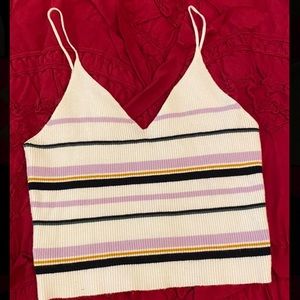 LA hearts sweater tank top